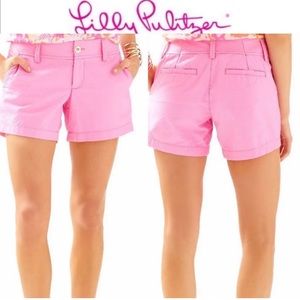 Lilly Pulitzer Pink Bermuda Shorts Tailored Fit